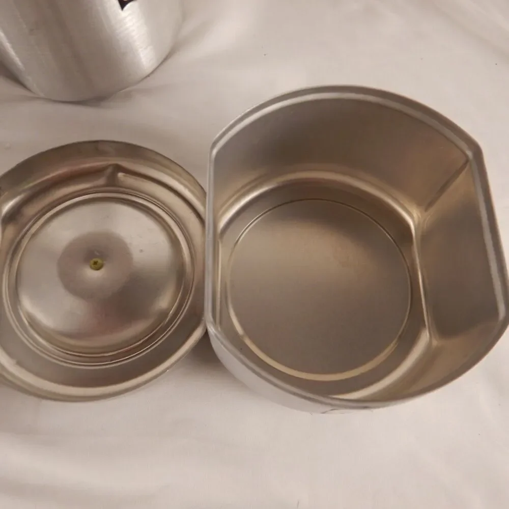 Kromex Aluminum Canisters Set of 4 Coffee Tea Sugar Flour MCM Retro